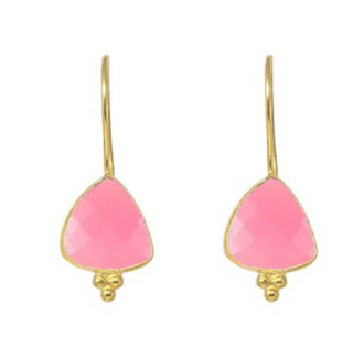 Lola Pink Jade Earrings