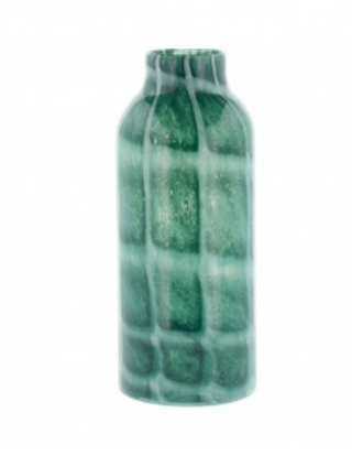 Green Handblown Vase
