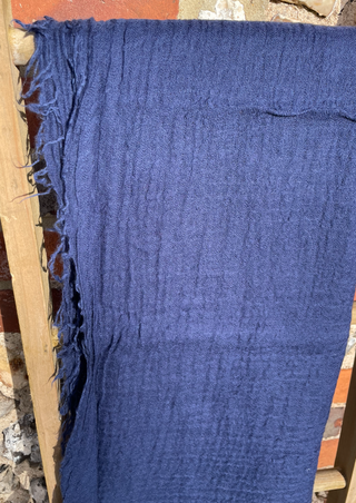 Ombre London Navy Scarf OM2344