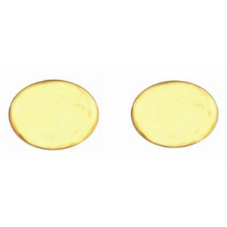 Oval Gold Plated Cufflinks