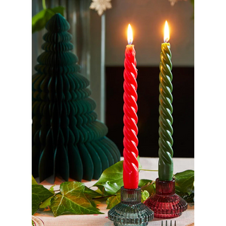 Midnight Forest Green Duo Candleholder