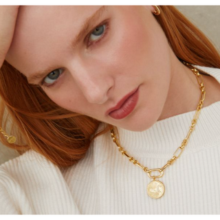 Gold Piaf Chain Necklace