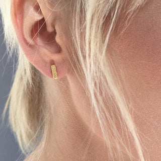 Leote Stud Earring, Gold Vermeil